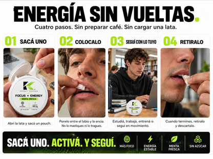 KIVO - Focus y Energía en formato pouch